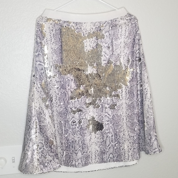 Banana republic python snake print sequins skirt - Picture 11 of 15